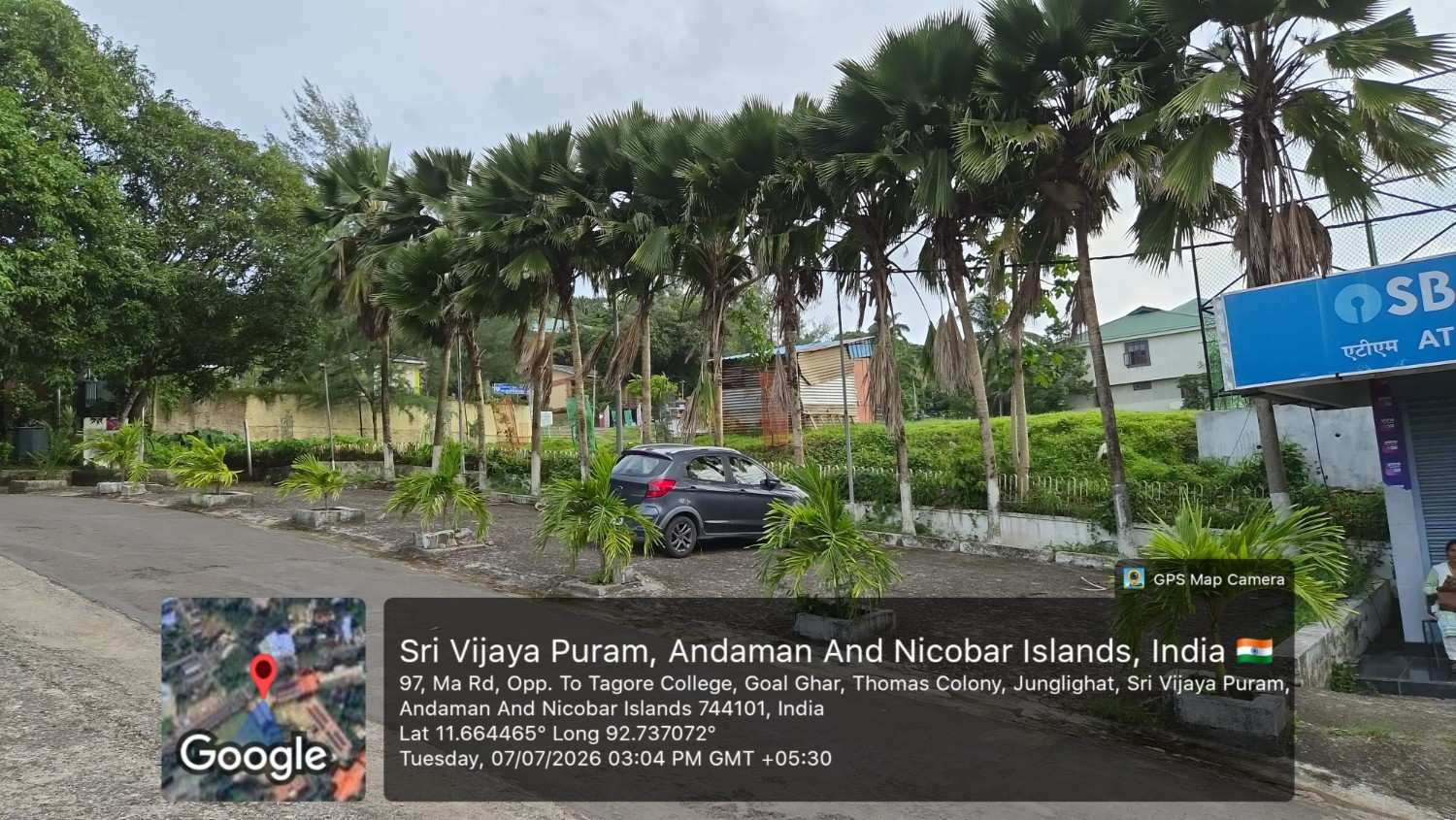 SBI Bank ATM and Parking